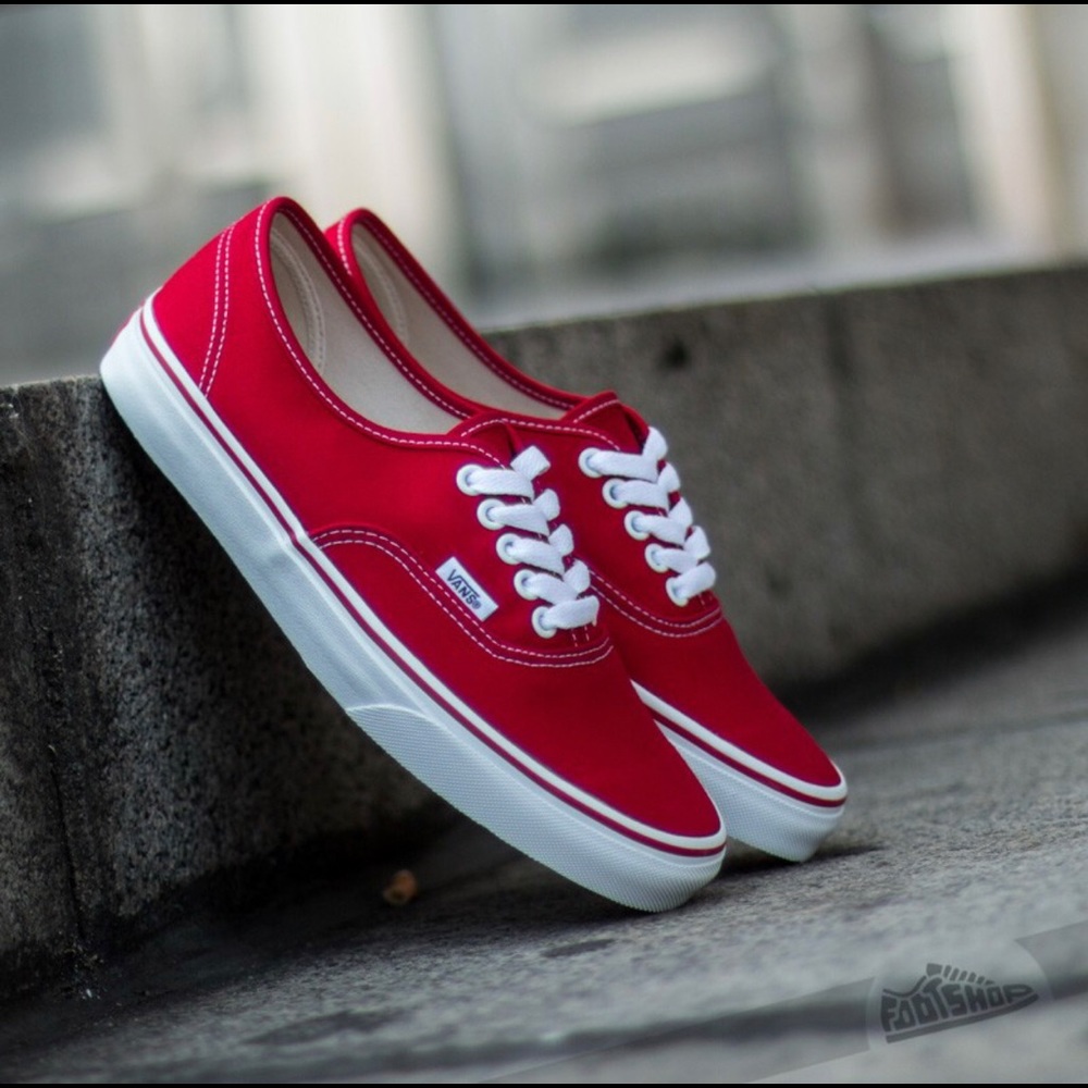 Red Vans Sneakers